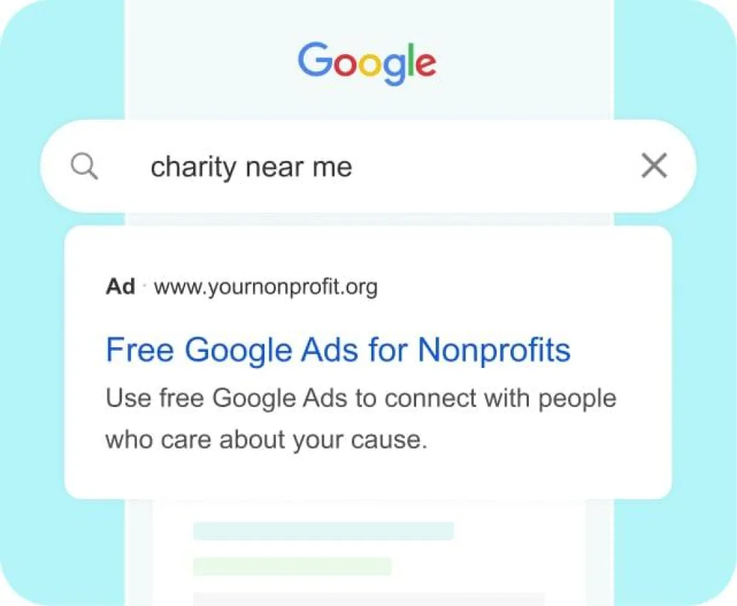 Google grant donation received secondary img
